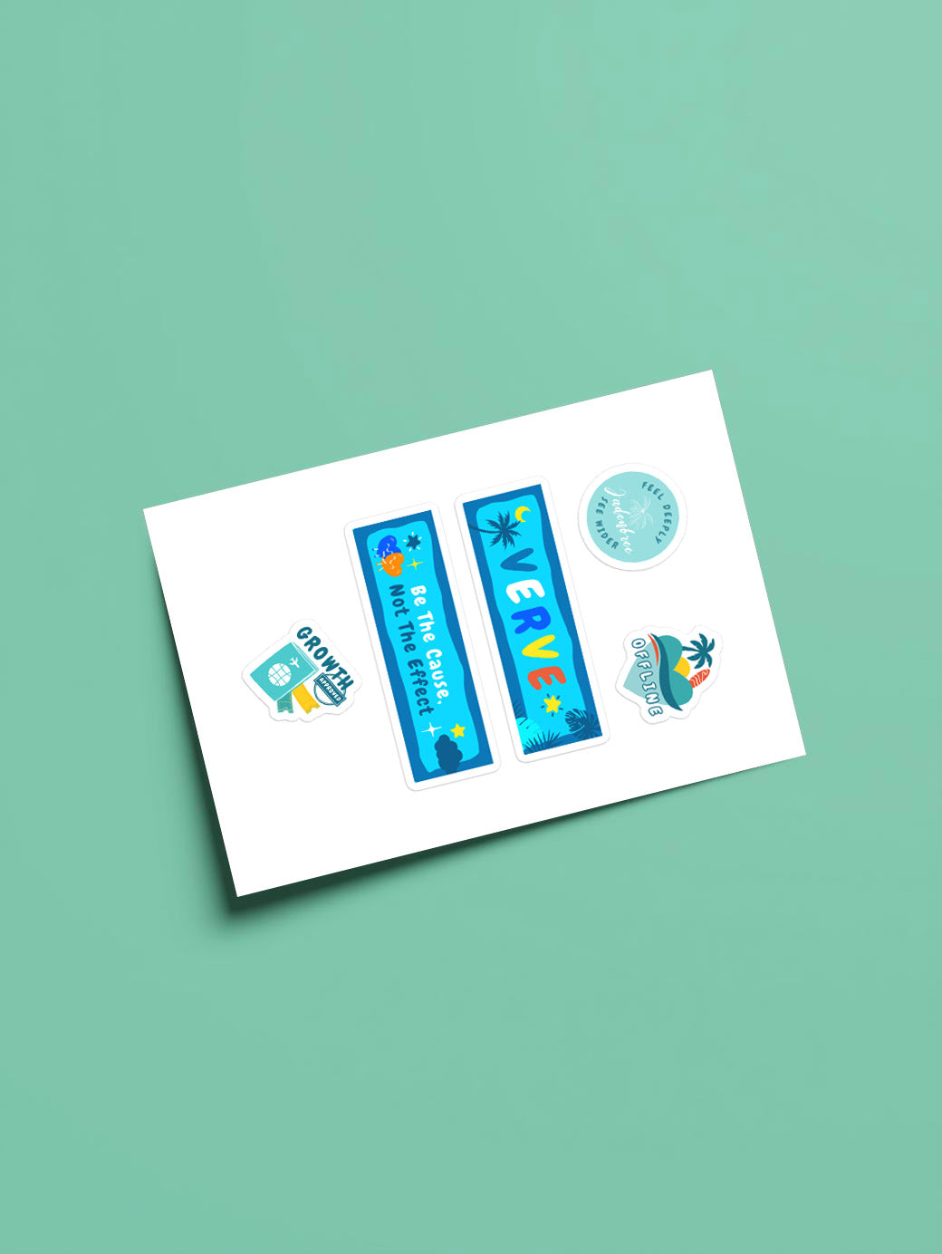 Jadenbree Inspirational Glossy Sticker Sheet