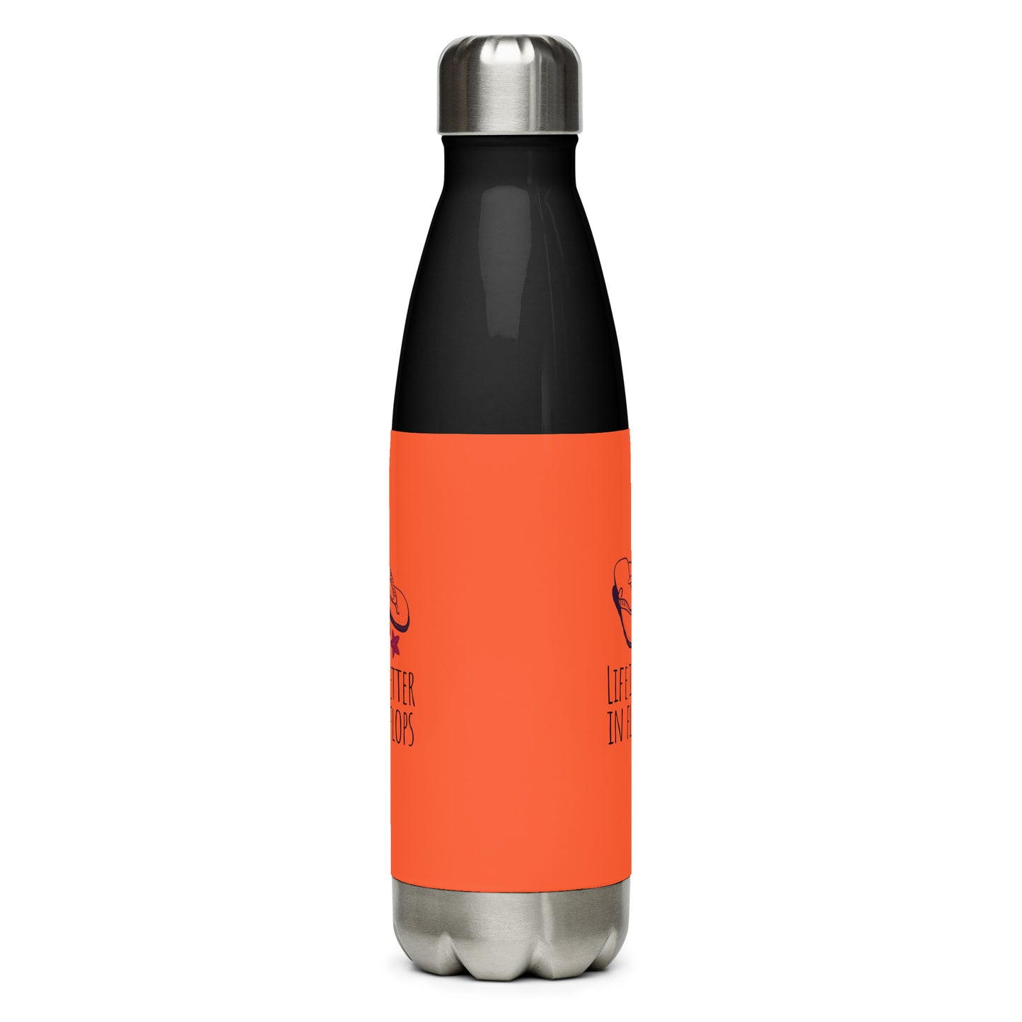 Flip-Flops Paradise Stainless Steel Water Bottle