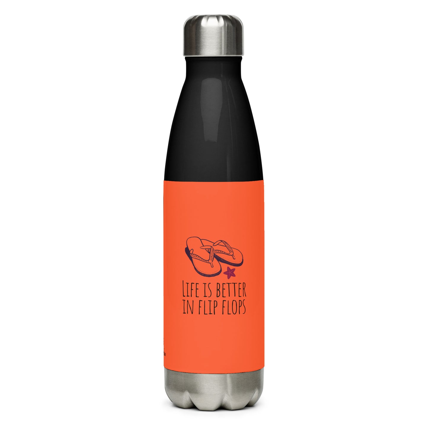 Flip-Flops Paradise Stainless Steel Water Bottle