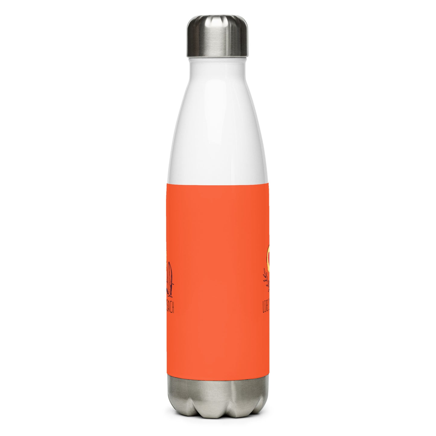 Life Is A Beach Stainless Steel Water Bottle