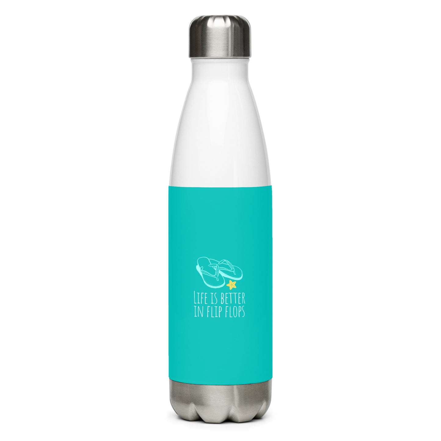 Flip-Flops Paradise Stainless Steel Water Bottle