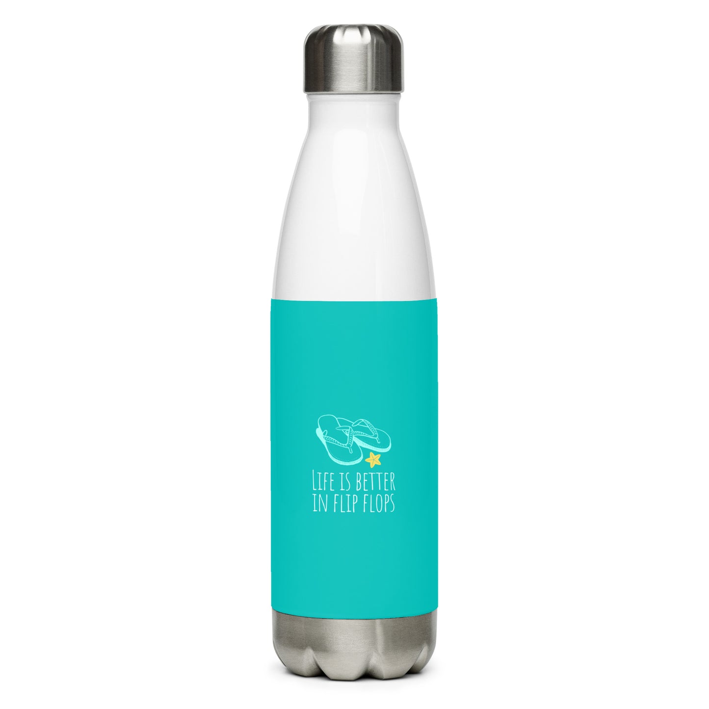 Flip-Flops Paradise Stainless Steel Water Bottle