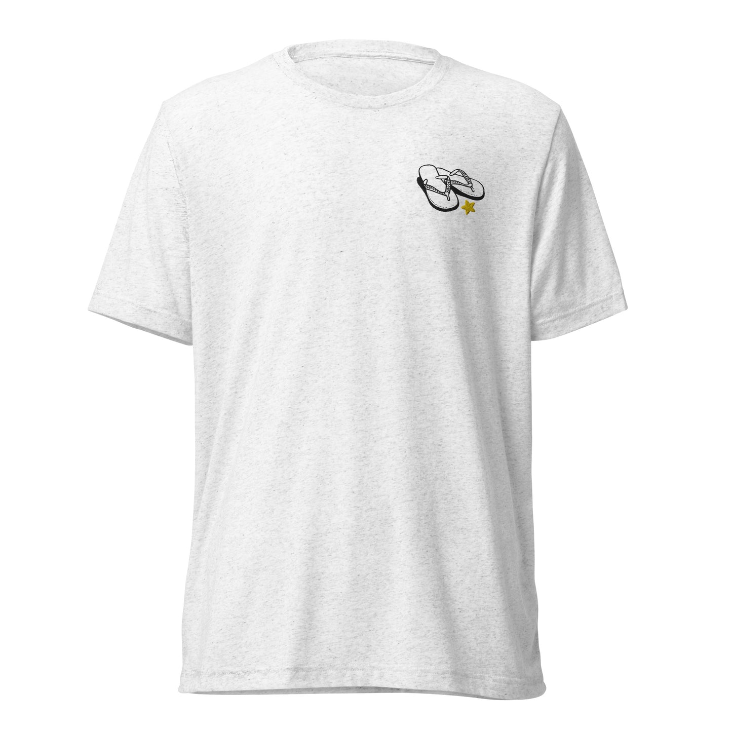 Flip-Flops Paradise Embroidered Unisex T-Shirt