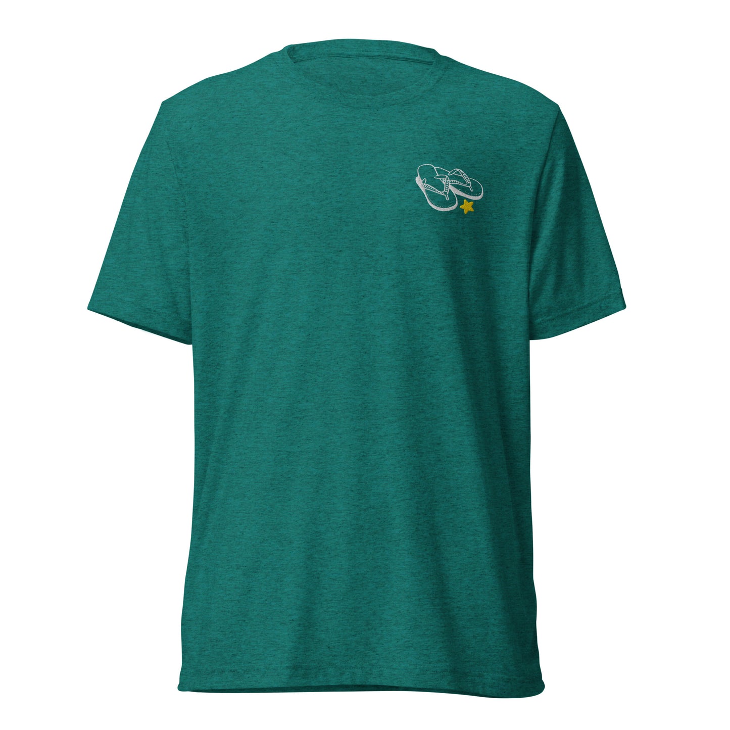 Flip-Flops Paradise Embroidered Unisex T-Shirt