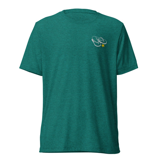 Flip-Flops Paradise Embroidered Unisex T-Shirt