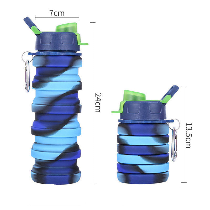 Unique Foldable Leakproof Water Bottle With Straw