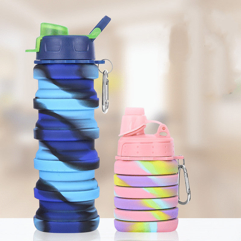 Unique Foldable Leakproof Water Bottle With Straw