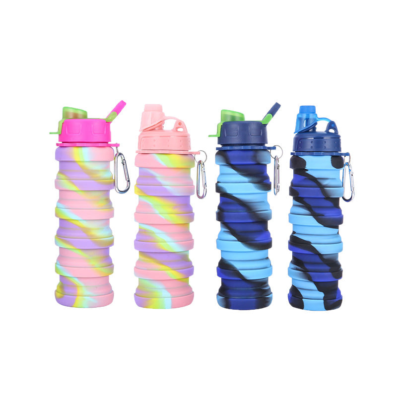 Unique Foldable Leakproof Water Bottle With Straw