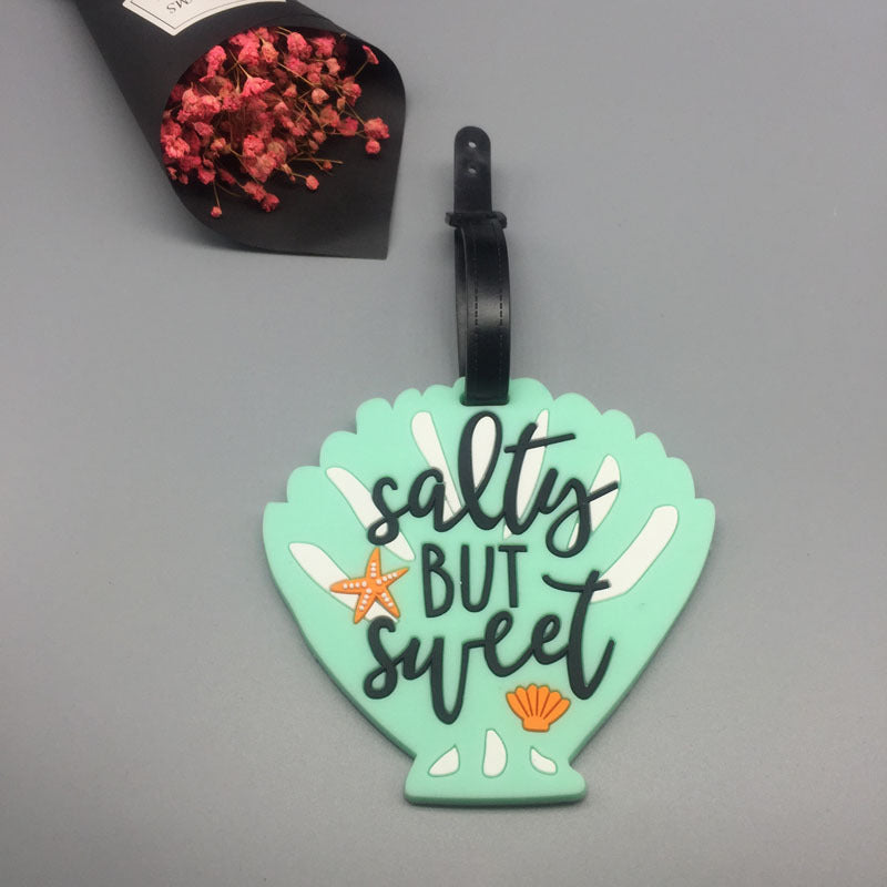 Tropical Luggage Travel Tag