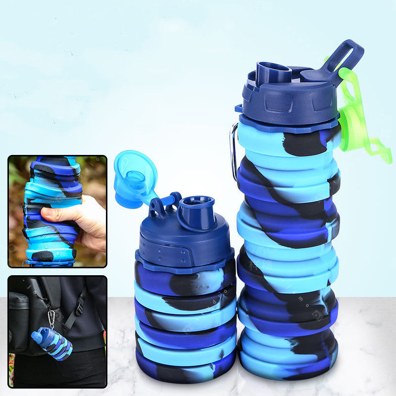 Unique Foldable Leakproof Water Bottle With Straw
