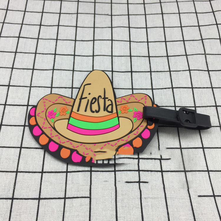 Tropical Luggage Travel Tag