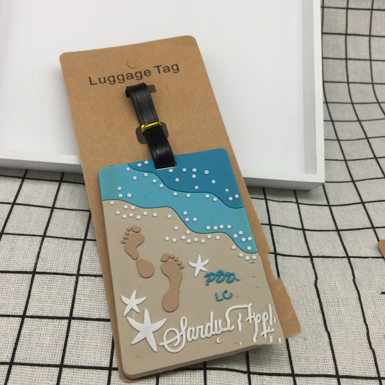 Tropical Luggage Travel Tag