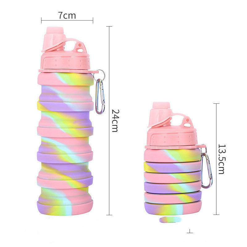 Unique Foldable Leakproof Water Bottle With Straw