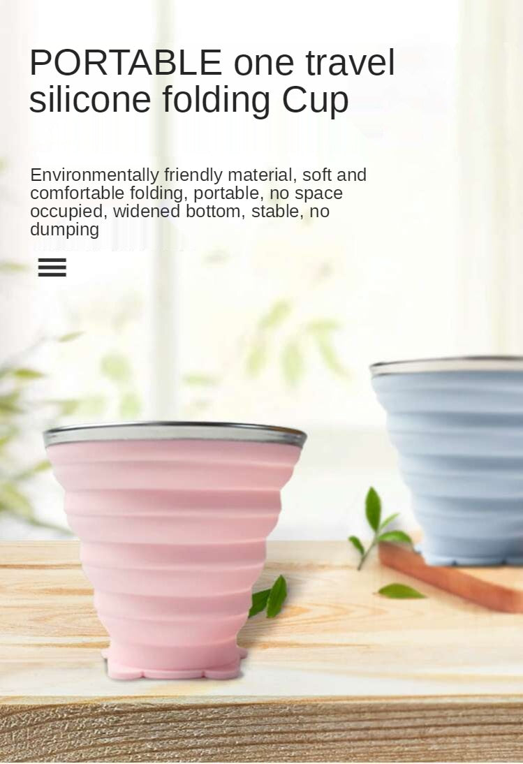 Foldable Collapsible Telescopic Water Cup
