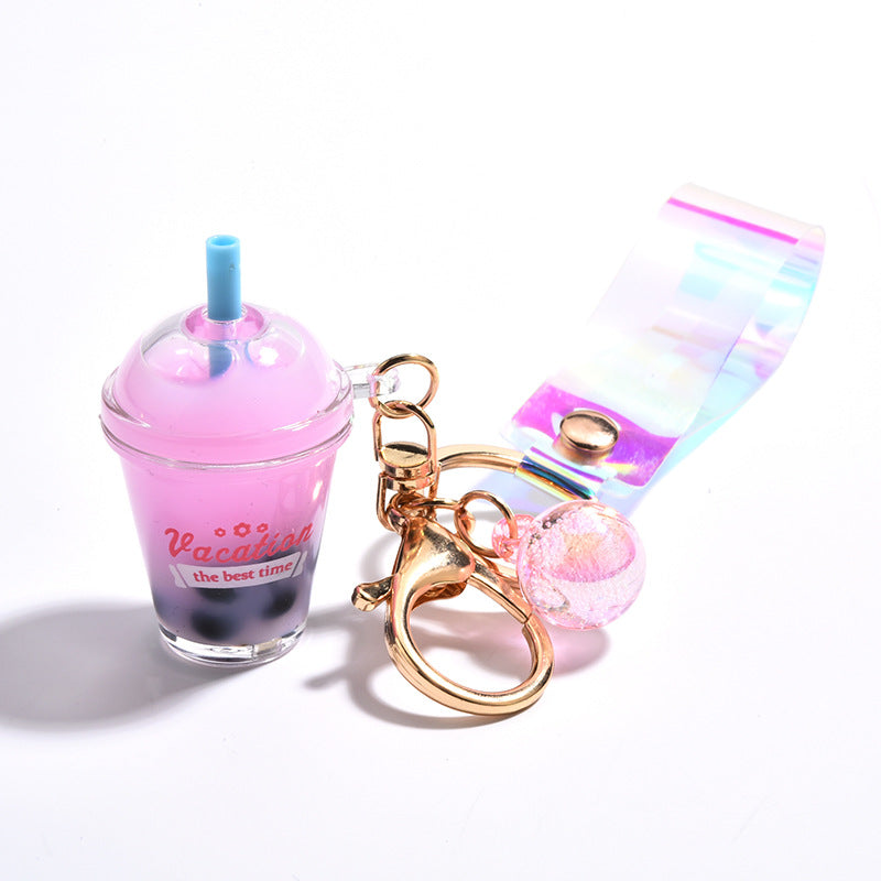TEASCAPE Creative Milk Tea Cup Keychain