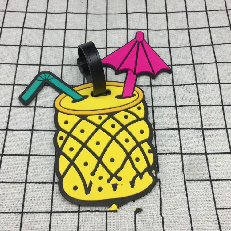 Tropical Luggage Travel Tag
