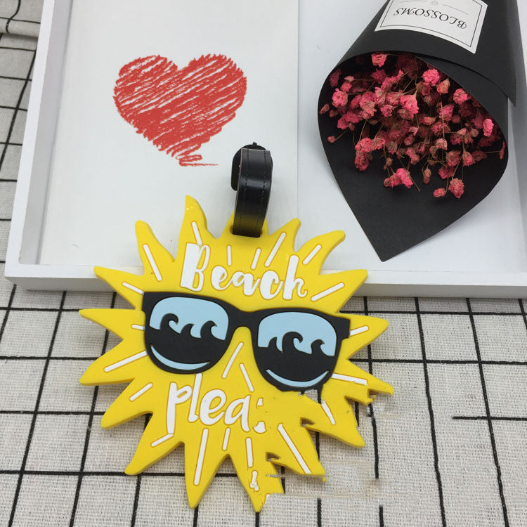 Tropical Luggage Travel Tag