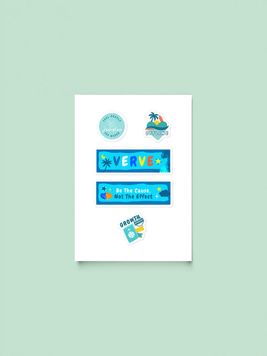 Jadenbree Inspirational Glossy Sticker Sheet