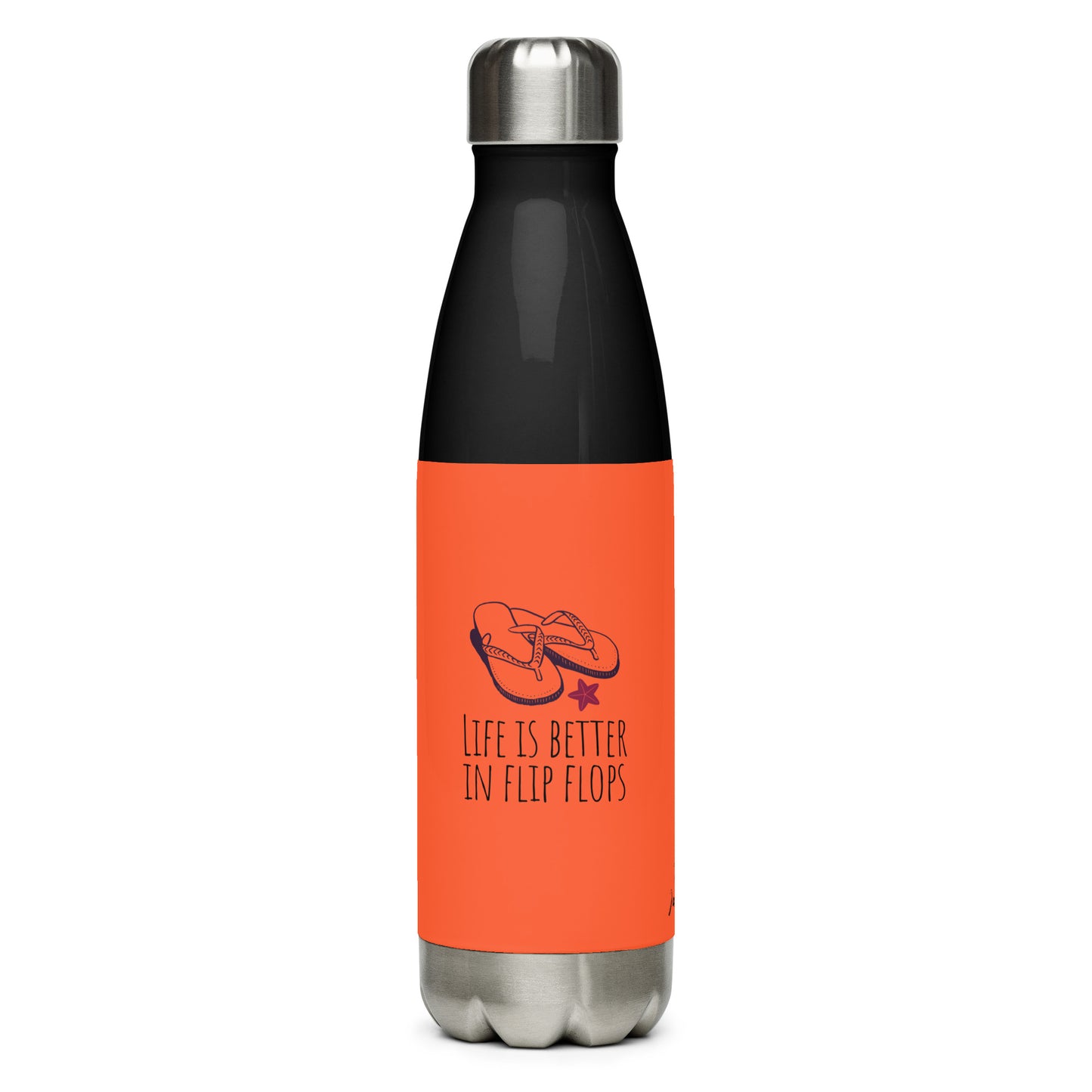 Flip-Flops Paradise Stainless Steel Water Bottle