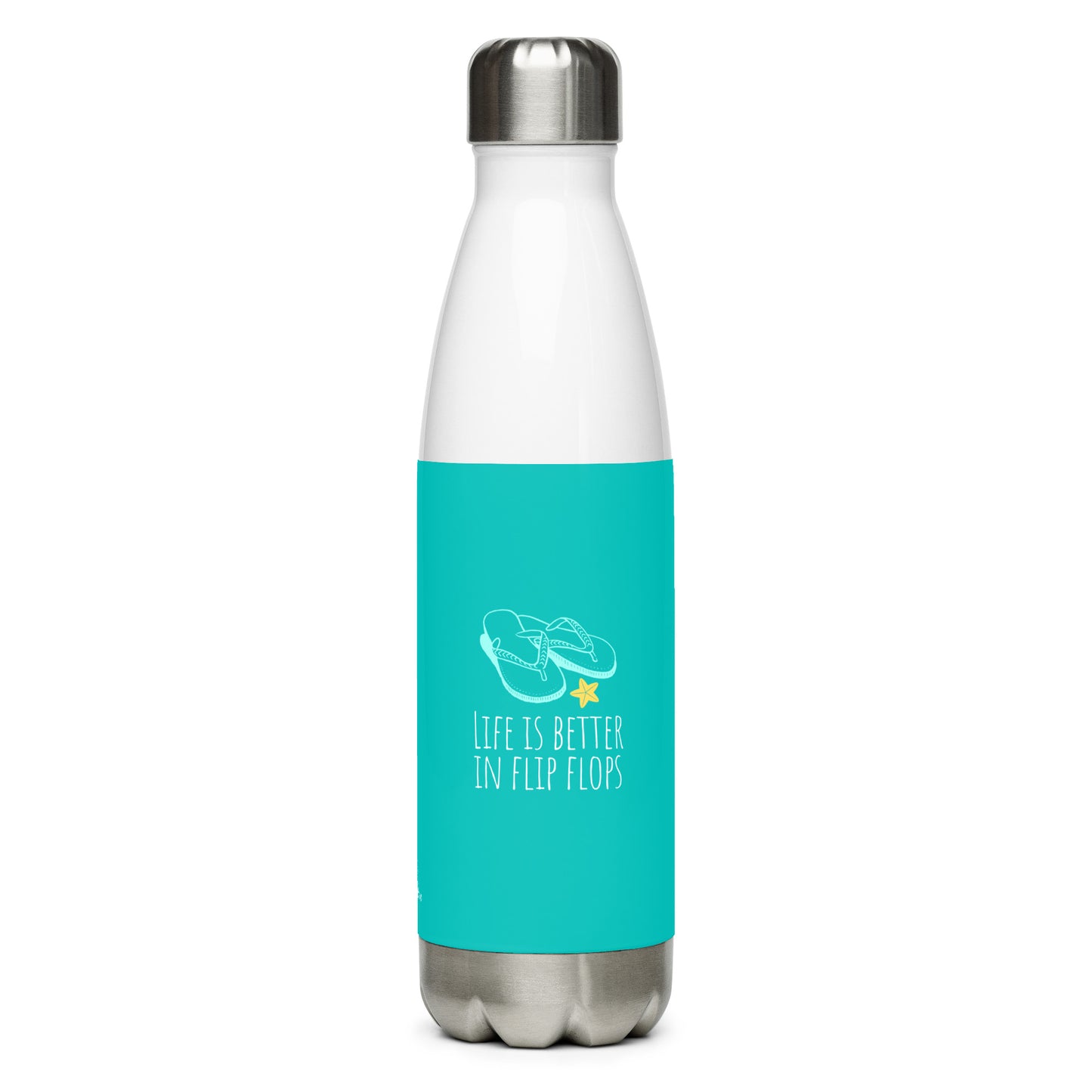 Flip-Flops Paradise Stainless Steel Water Bottle