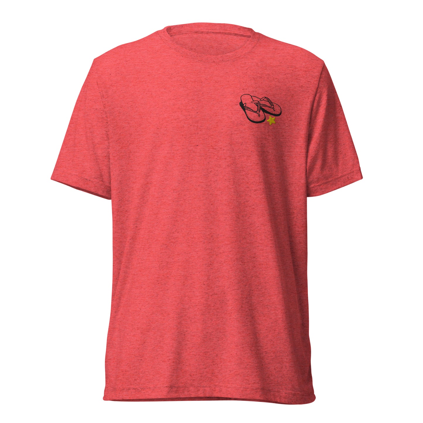 Flip-Flops Paradise Embroidered Unisex T-Shirt