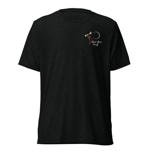 Black Moon Party Embroidered Unisex T-Shirt