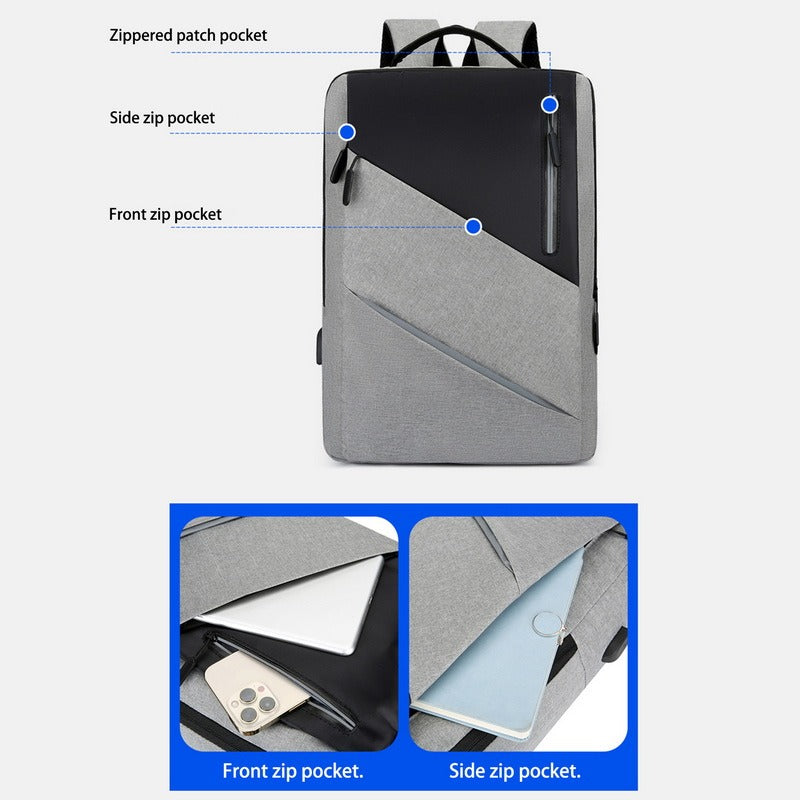 Homemari Series 3 Waterproof USB Laptop Backpack