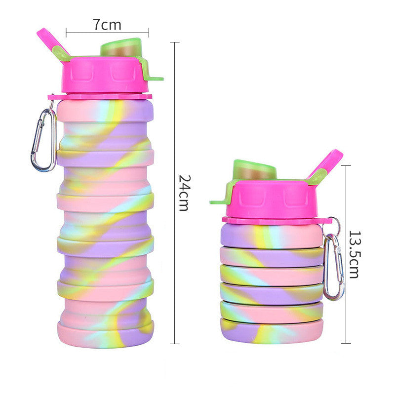 Unique Foldable Leakproof Water Bottle With Straw