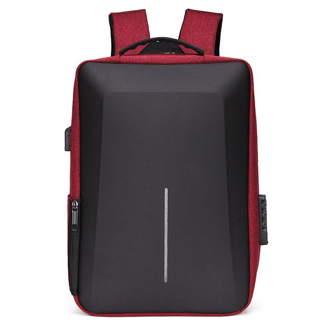 IKE MARTI Multifunctional Men's Anti Theft Laptop Backpack