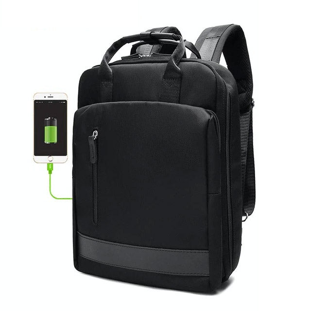 Personality Waterproof USB Charging Women's Backpack