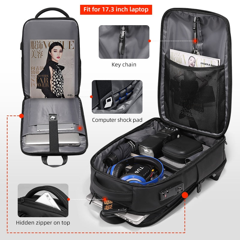 Black Diamond Hard Shell Anti-Theft Backpack