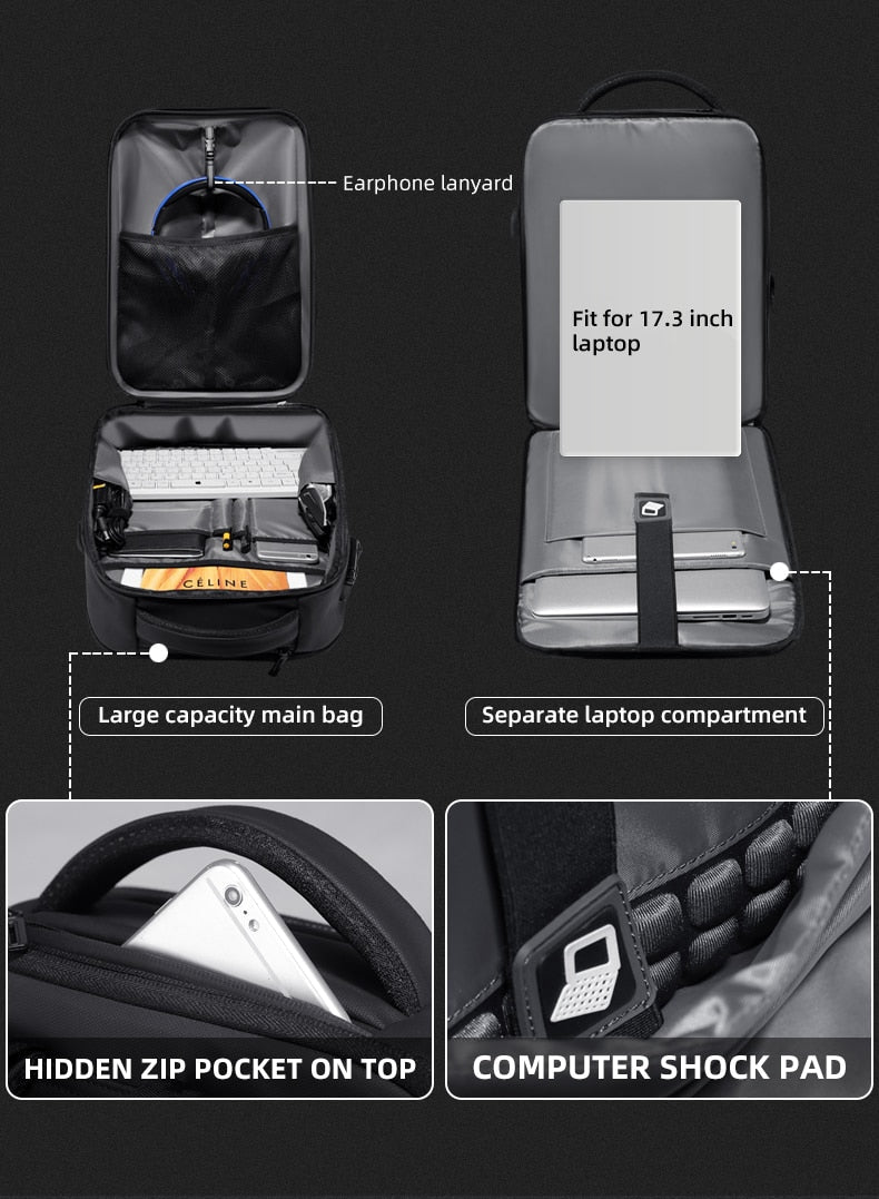 Black Diamond Hard Shell Anti-Theft Backpack